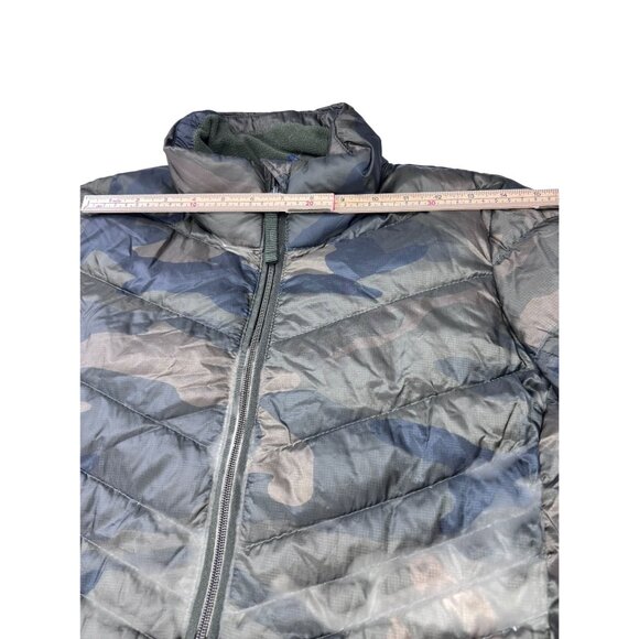 Abercrombie & Fitch Camo Puffer Jacket M Water & Wind Resistant Down Insulated G - Picture 7 of 14